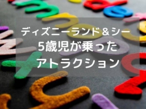 子連れディズニーランド シー 1歳2ヶ月の子供が乗ったアトラクション Cococoな暮らし